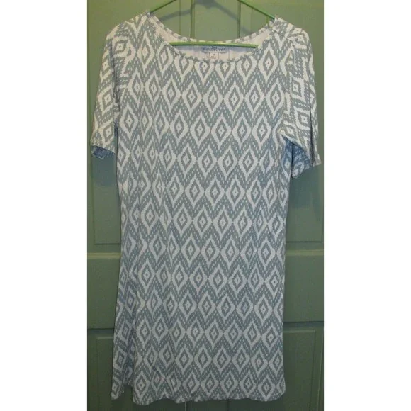 Windiriver Women's Short Sleeve Geometric Casual Dress Size M - Picture 1 of 6